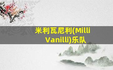 米利瓦尼利(Milli Vanilli)乐队